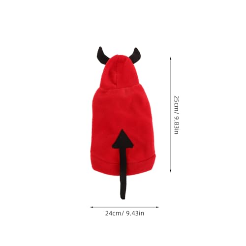 Disfraz de Diablo para Perros Halloween Talla S miniatura 2