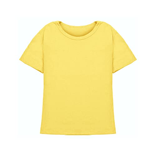 Camiseta Bebê Infantil Manga Curta Kit 3 peças 1 2 3 anos Feminino Algodão Tamanho:3 Anos