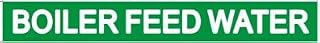 Set OF 10 PCS - PIPE MARKING- BOILER FEED WATER (STICKER, GREEN, 1X8)