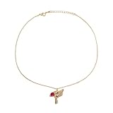 Belachick Retro Collana Uomo Donna Gioielli Ciondolo Pendente Necklace Collana Con Carte Da Donna Cosplay The Clow Magic Star Wand Accessori Pendenti A