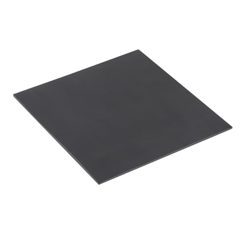 Image of Expanded PVC Plastic Sheet 7 /64 inch Thick, 12 inchx12 inch Lightweight Rigid Foam Sheet, [for Crafts Signage Displays Digital Screen Printing] - Black / 1 Pcs