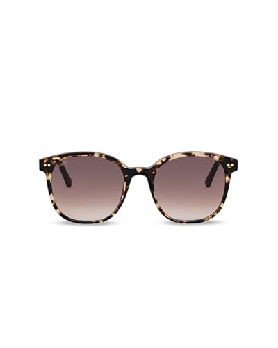 Kapten & Son Sonnenbrille Nairobi Crystal Tortoise Brown | Sonnenbrille Damen & Herren Braun mit Sonnen- und UV-Schutz | Stylische, runde Gläserform | Unisex Sunglasses