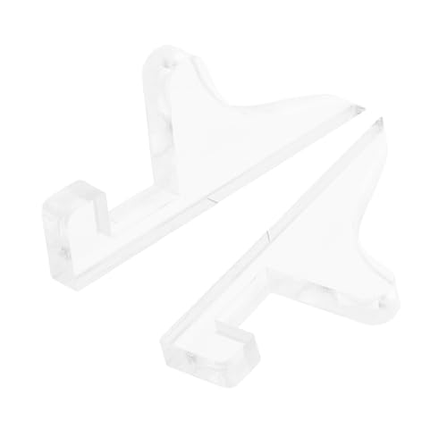 Operitacx Soporte De Marco Fotos Acrílico Transparente 2 Unidades Exhibidor Vertical Para Certificados Diplomas Decoración Escritorio Oficina Hogar