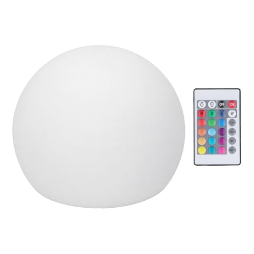 Beufee Luz de bola LED, lámpara globo RGBW LED Luz de globo luna Lámpara con pilas con control remoto 24 teclas 16 colores regulables 4 modos
