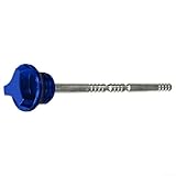 Motorrad-Öltank-Peilstab-Füllstandsanzeige, kompatibel mit Dirt Bikes und ATVs (blau)