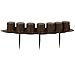 Produktbild Palisade Rasenkante Beetumrandung Beeteinfassung 4,05m 3 Farben TOP (braun)