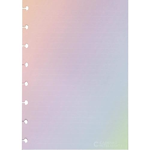 Refil de Folhas Para Caderno Inteligente, A5, Rainbow, 155x220mm, 120 Gramas, 30 Folhas