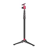 Support de trépied de golf portable : ce trépied de golf offre un support stable à votre téléphone pendant l'entraînement au swing, avec une forte fixation magnétique.