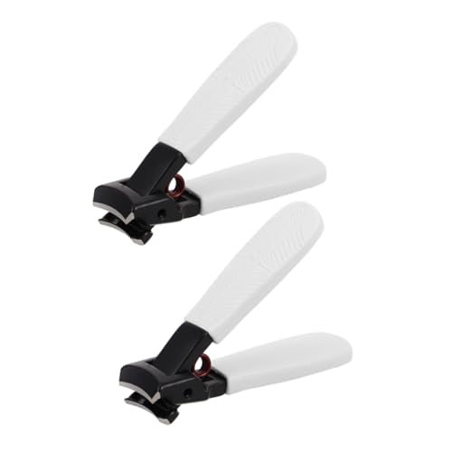 Beavorty 2 Cortaúñas Para Manicura Y Pedicura Cortaúñas Para Dedos Gruesos Cortaúñas Resistentes Para Adultos Cortaúñas Para Hombres Y Mujeres Cortaúñas De Metal