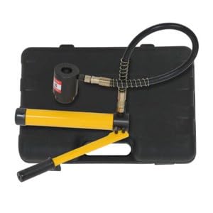 #US 10 Ton 1/2 Inch - 2 Inch with 6 Dies Hydraulic Knockout Punch Driver Tool Kit