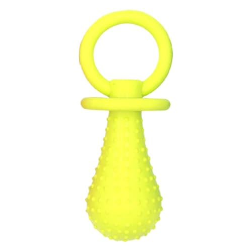 Acunny Chupete para perros con tetina de mordedor, mordedor para cachorros de imitación, chupón tranquilizador, seguro interactivo para jugar y para casa, viajes, interior y