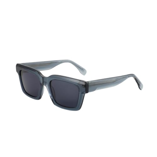 Lunettes de soleil polarisées pour hommes : style oversize en terrasse