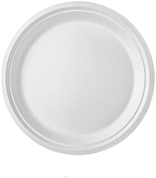紙皿 スクエアペーパープレート 使い捨て 食器 角皿 環境に優しい エコ アウトドア 防水 防油 漏れ防止 厚手 かみざら 焼肉 サラダ スナック バーベキュー パーティー 使い捨て容器 家庭用 業務用 紙食器 (円(12インチ、直径30 cm),100個