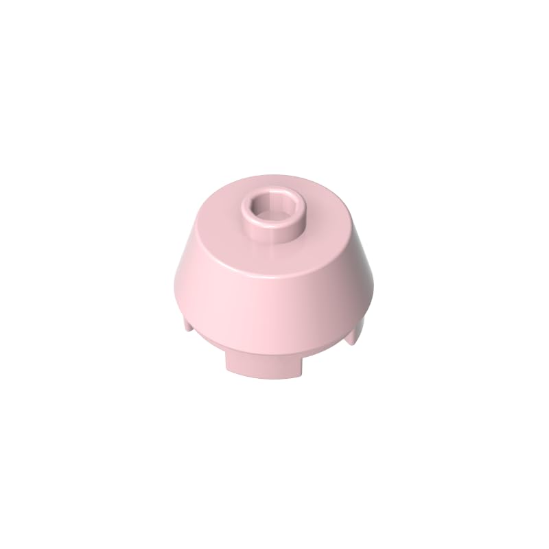 XYEIUGO 98100 Round Brick Round 2x2 Truncated Cone, light pink, 50 PCS โ image 1