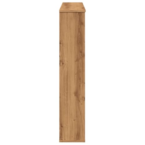 Chimenea de madera de roble con repisa de 20cm para simulación de llama LED 7