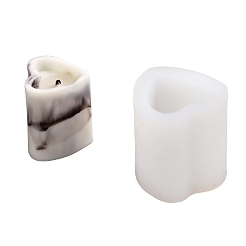 Heart Candle Mold Aromatherapy Wax Moulds DIY Valentine's Day Gift Home Decoration