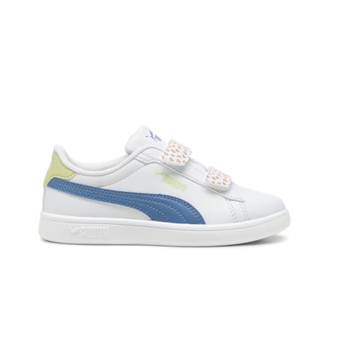 PUMA Toddler Girls Smash 3.0 Fc V Slip On Sneakers Shoes Casual - Blue, Grey, White - Size 2.5 M