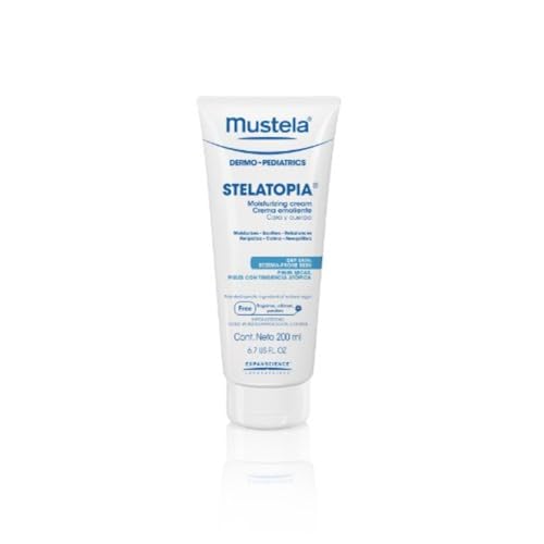 Mustela Stelatopia Dermo Pediatrics Moisturizing Cream, 6.7 Fl Oz