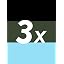 Gradient Blue+carolina Blue+marine Od Green