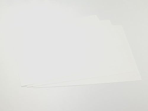 Minerva A4 Acrylic Felt Fabric Sheets (Value Pack) for Toymaking, Homecrafts, Handicrafts & DIY White - per Pack of 10