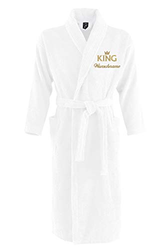 Nashville print factory Sol´s Bademantel Palace Morgenmantel bestickt mit...