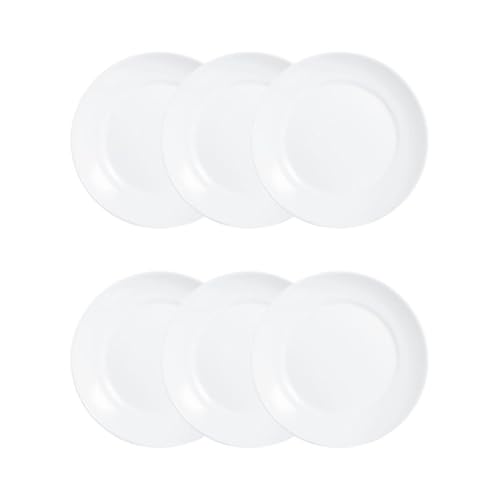Luminarc Apy Set 6 Platos Postre Opal 18cm Opal Apto Microondas Apilable