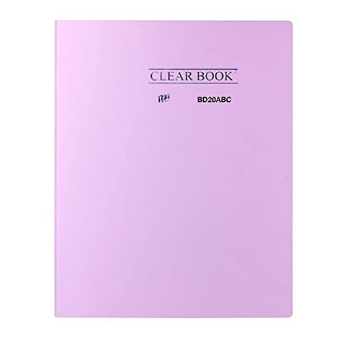 Pasta Catálogo 20 folhas A4 ClearBook_ Tons Pastel