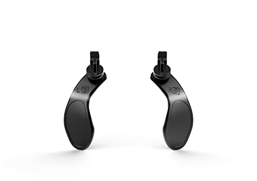 MOJOXR 4 pás traseiras de metal para controle sem fio PS5 DualSense Edge, dois conjuntos substituíve