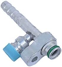 Auto Air Conditioning Ac Hose Connector 134a Cold Air Pipe Connector with Nozzles Hose Fittings, 5 Curve
