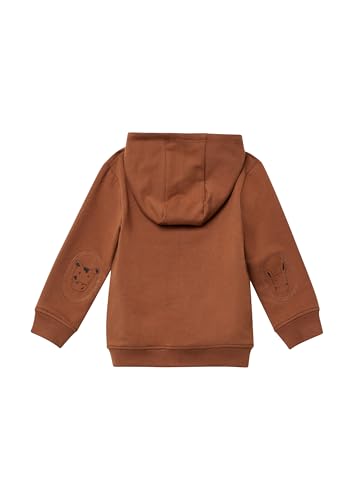 s.Oliver Sweatshirt-Jacke mit Kapuze und Ellenbogenpatches