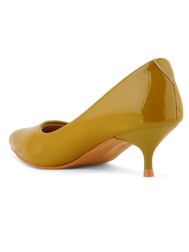 Image of ELLE Women's Solid Stiletto Heel Slip-On Pumps