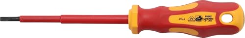 BGS 4924 | VDE Screwdriver | Slot SL 4 mm | Blade Length 100 mm