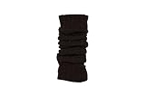 Ateena Stulpen Damen & Mädchen – Schwarz – warme Beinwärmer aus Wolle, 60 cm lang, dehnbar bis...