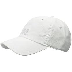 Helly Hansen Logo Cap, Gorra Unisex 100 Algodón Para Protegerse Del Sol Durante Actividades Al Aire Libre Hombre, Blanco, Talla Única