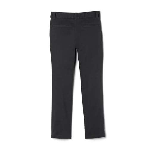 Image of French Toast Girls' Straight Fit Stretch Twill Pant | Adjustable waist, Reinforced knees, Offerend in Standard & Plus sizes, Straight leg school uniform pant