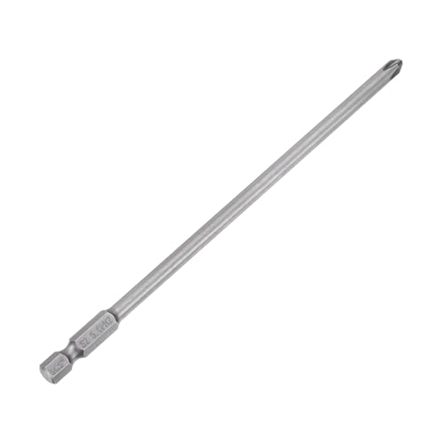 Miniatura 3 de Quarkzman 2 Phillips Punta De Destornillador, Ph2 Puntas Atornillador Imantada Cruzada Magnética S2 Acero 1 4 Vástago Hexagonal Brocas De Taladro Industrial, 150mm X 5mm L D
