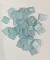 Hakatai Glass Tile 3/8" - A 04 Ice Blue - 1/2 lb Bag - 10mm Glass Tile