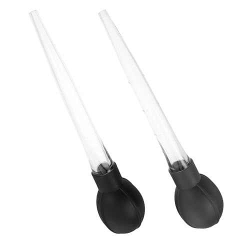 DRESSOOS 2 Stück Weinprobier-pipetten Kunststoff Tropfer mit Messskala für Präzises Wein Öltransfer Luftdichter Weinabfüllhilfe für Weinfässer Küche Ätherische Öle und Gewürze