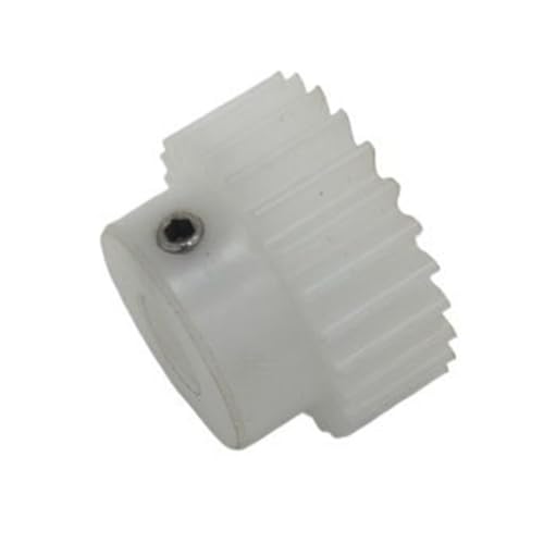 Cylindrical Drive 1pcs POM 0.8 Module 15 Teeth Spur Gear with Step Gear 3mm 3.17mm 4mm 5mm 6mm Bore Plastic Pinion Gear DIY Transmission Rack Machinery(4MM BORE)