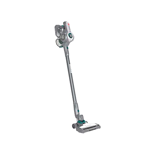 Hoover Rhapsody Power RAP22AFG - Aspiradora Escoba sin Cable, 2 Rodillos para Cepillo Principal, Luces LED, Batería extraíble de Litio 22V, 35min, 0,7L, Tecnología H-Spin Core, Display LED, Gris