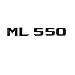 HUAYU Czarne litery Litery ML 550 Bagażnik Emblematy Emblemat Fit For-Mercedes ML550 (Color : 1)