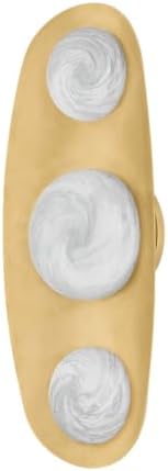 Corbett Lighting 472-03-VB Bezel - 3 Light Wall Sconce 18 inches Tall and 7 inches Wide - Vintage Brass Finish