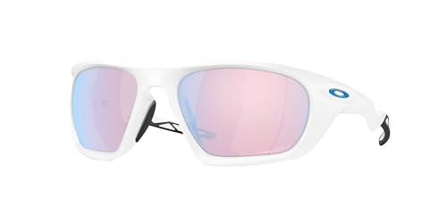 Oakley OO9431 Sunglasses Bundle: OO 9431 LATERALIS 943109 Matte White/Prizm Snow Sapphire Policarbonate Standard and Small Black leash Accessory kit