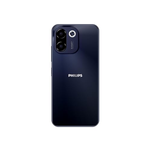 Image of Philips S7221 5G Smartphone (Blue) | 6.67 inch HD+ Display | 64MP Camera | 5700mAh Battery |6GB RAM + 128GB Storage | Dual SIM