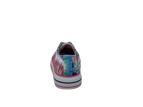 Paris Blues Molly Multi Tye Dye Lace-up Canvas Sneaker4