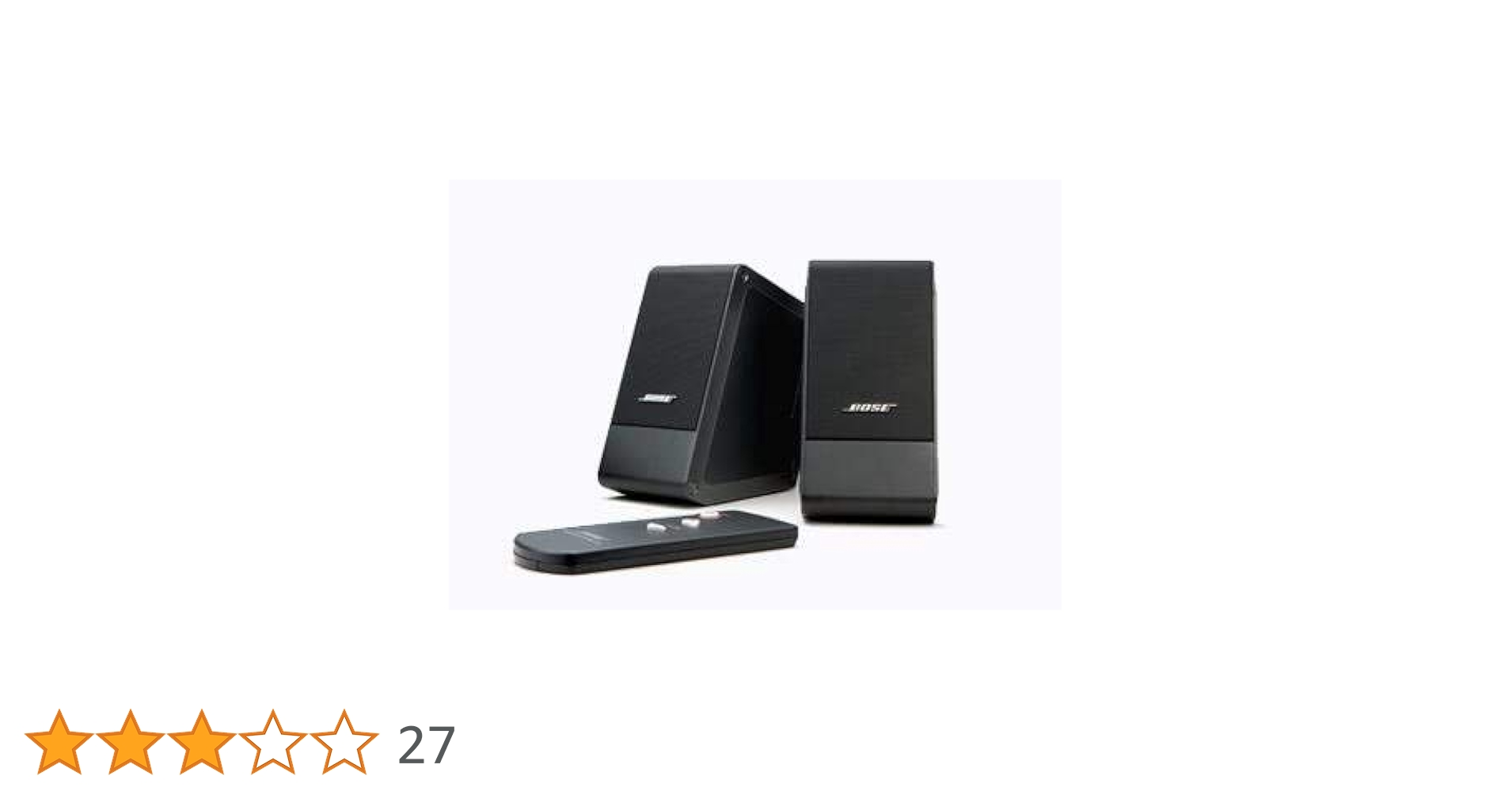 BOSE Micro Music Monitor M3 ブラック　スピーカー BOSE モニタースピーカー M3(Micro Music Monitor) Black高価買取実績