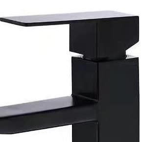 Cyrank Robinet De Lavabo De Salle De Bain, Robinet pour Lavabo De Salle De Bain, Robinet De Salle De Bain Noir en Acier Inoxydable Robinet De Lavabo Cascade Moderne pour Maison Hôtel 2 Tuyaux