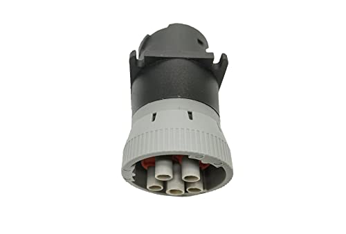 Image of 6pin J1708 to Type 1 Black 9pin J1939 Adapter for Both type1 and Type 2 j1939