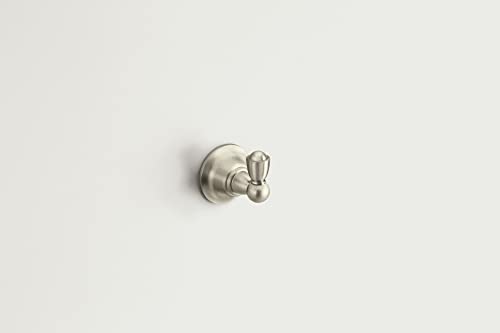 Image of Moen DN6803BN Sage Single Robe Hook, Brushed Nickel (Pack of 6)
