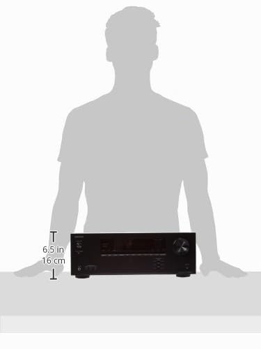 Onkyo TX-SR494DAB 7.2-Kanal AV Receiver (Bluetooth, DTS:X, Hi-Res, Dolby Atmos, DAB+), Schwarz